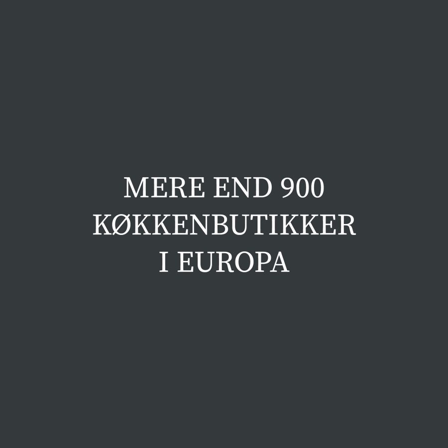 Mere end 900 butikker i Europa